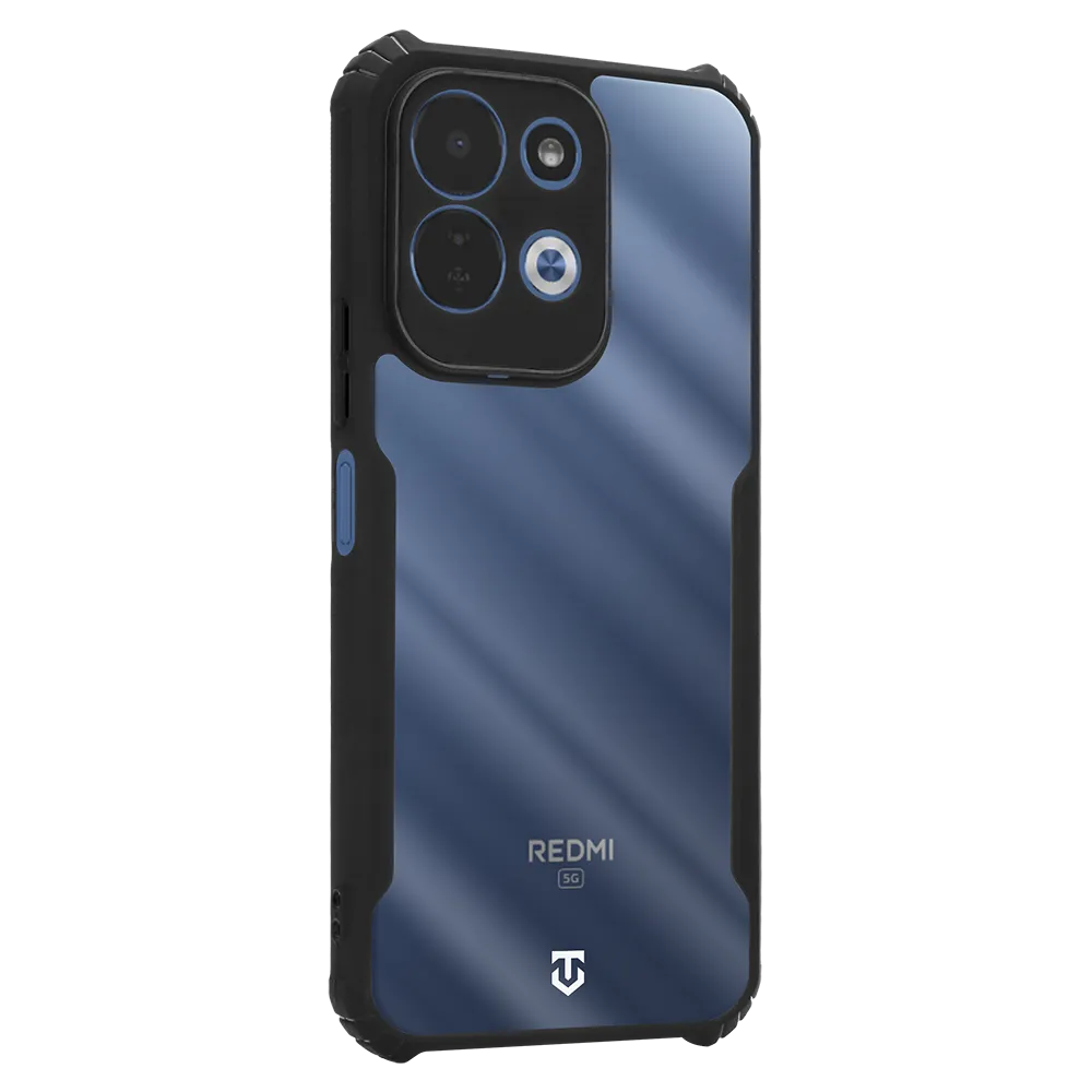 Tactical Quantum Stealth Cover for Xiaomi Redmi 17 4G/5G Clear/Black